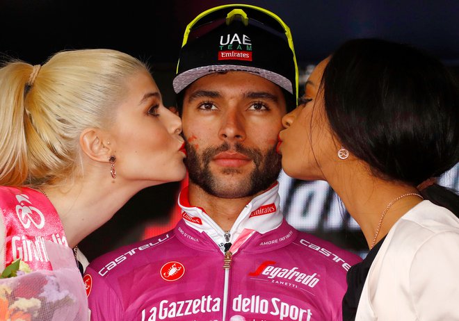 Fernando Gaviria ima pet etapnih zmag na Giru d&#39;Italia. FOTO: AFP