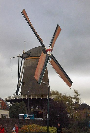 Windotter je eden največjih mlinov na veter na Nizozemskem. Foto Pinterest