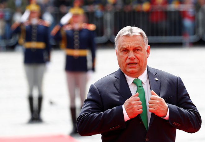 Madžarski premier Viktor Orbán je spet tarča ostrih kritik, ker da spodkopava demokracijo, svobodo tiska, temeljne svoboščine.&nbsp; FOTO: François Lenoir/Reuters