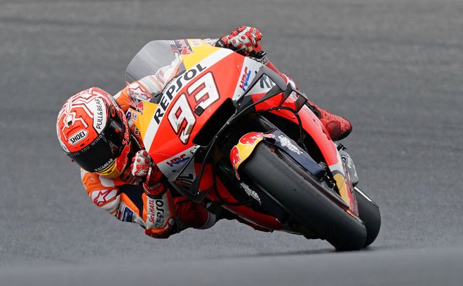 Šestkratni svetovni prvak Marc Marquez bo moral na začetek sezone še dolgo čakati. FOTO: Reuters