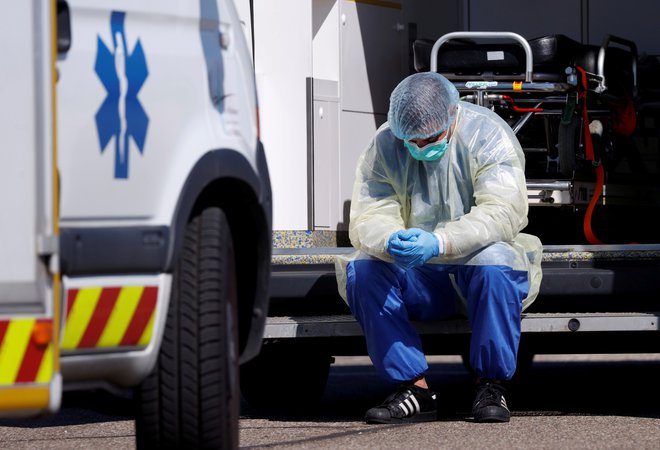 Pandemija je razkrila tudi pomanjkljivosti francoskega zdravstvenega sistema. Foto: Reuters&nbsp;