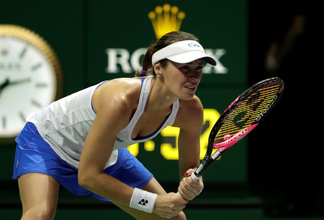 Martina Hingis je zadnjič nastopila na finalnem turnirju WTA v Singapurju oktobra 2017. FOTO: Reuters