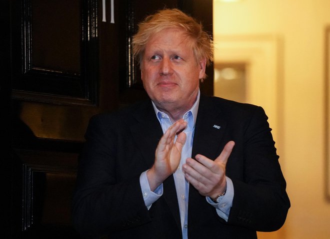 Boris Johnson je zadnjih deset dni preživel v samoosamitvi v premierski rezidenci na Downing Streetu. Foto: AFP