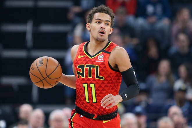 Lani je bil Trae Young edini pravi Dončićev tekmec pri izboru novinca leta, zdaj je tretji strelec lige NBA. FOTO: USA Today Sports