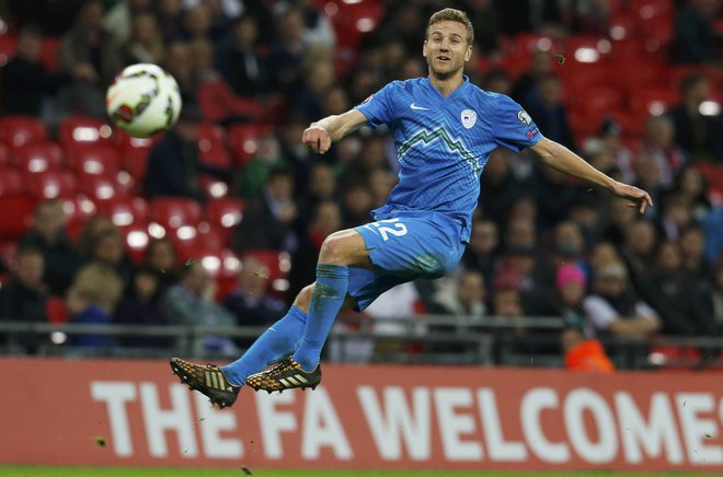 V reprezentančnem dresu je Aleš Mertelj igral tudi na slovitem štadionu Wembley. FOTO: Reuters