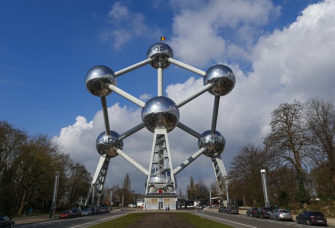 Prelom je prinesel expo leta 1958 v Bruslju, ki je bil posvečen napredku in človeštvu, glavni paviljon in ikona Atomium pa je ostal velika turistična znamenitost mesta. Foto Reuters Reuters