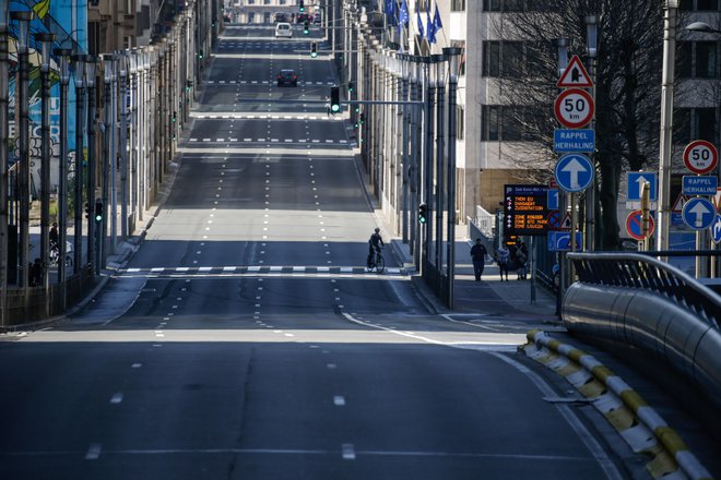 Kriza, v katero je padla EU s pandemijo novega koronavirusa, bo velika preizkušnja in kažipot za prihodnost. FOTO: AFP