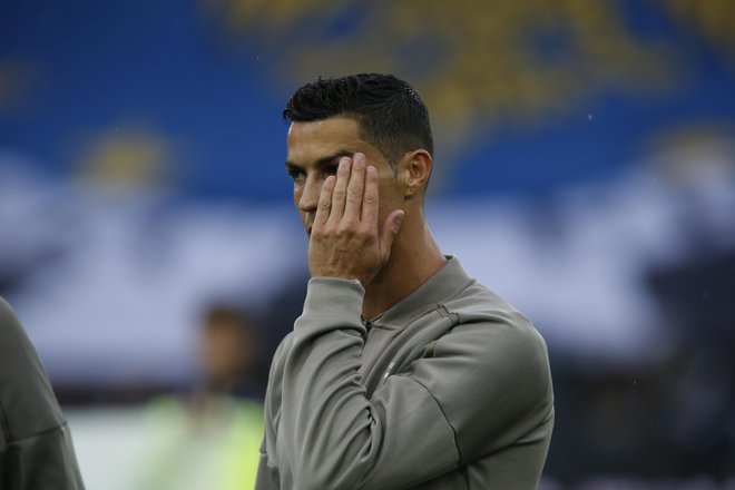&raquo;Nisem kriv,&laquo; trdi Cristiano Ronaldo. FOTO: AP
