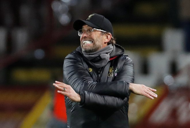 Jürgen Klopp je doživel hladno prho v Beogradu. FOTO: Reuters