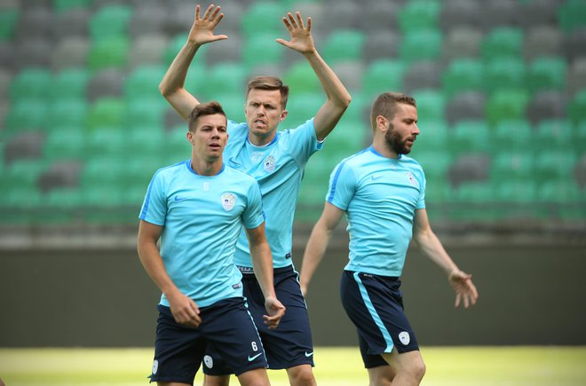 Miha Zajc, Josip Iličić in Nejc Skubic sodijo med udarne sile slovenske nogometne reprezentance.