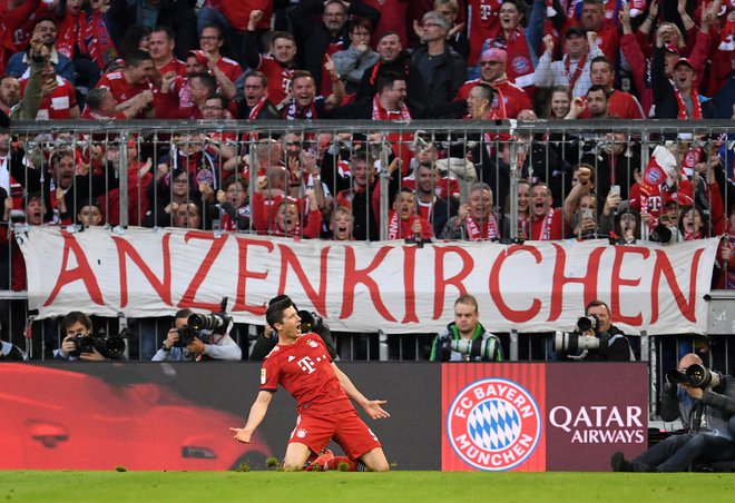 Robert Lewandowski je zabil dva gola nekdanjemu klubu. FOTO: Reuters