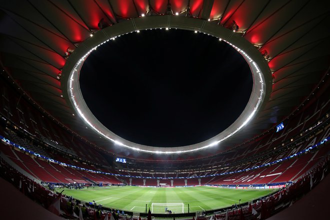 Wanda Metropolitano &ndash; prizorišče finala lige prvakov. Madrid bo petič gostil najpomembnejšo klubsko tekmo na svetu. FOTO: Reuters