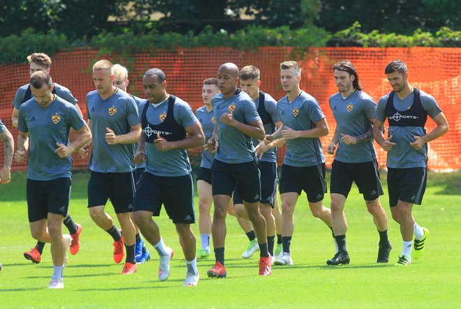 Mariborski nogometaši se že pripravljajo na evropske preizkušnje. FOTO: Tadej Regent/Delo