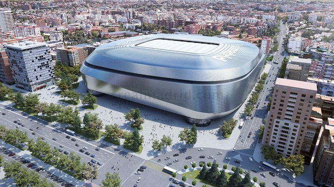 Realov stadion, ki nosi ime Santiaga Bernabeua, bo v prihodnje še bolj izstopal. FOTO: Reuters