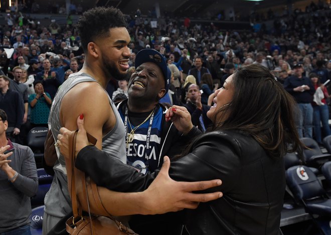 Karl-Anthony Towns je bil zelo navezan na svojo mamo. FOTO: AFP