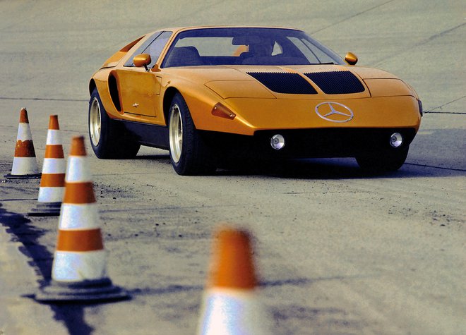 Mercedes C111 je bil fascinantni študijski avtomobil.