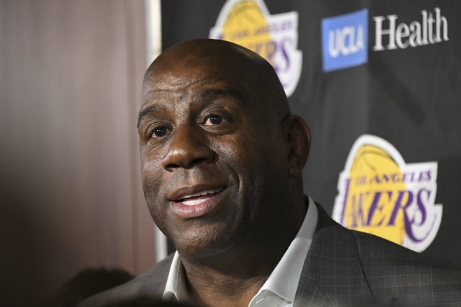 Ko Magic Johnson spregovori, ga poslušajo milijoni. FOTO: Reuters