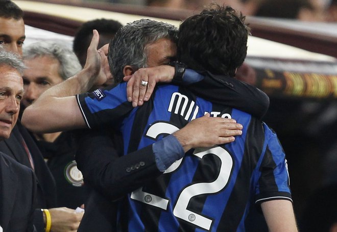 Diego Milito je dosegel oba zadetka v finalu. FOTO: Reuters