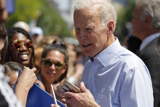 Joe Biden, nekdanji podpredsednik ZDA. FOTO: Dominick Reuter/AFP