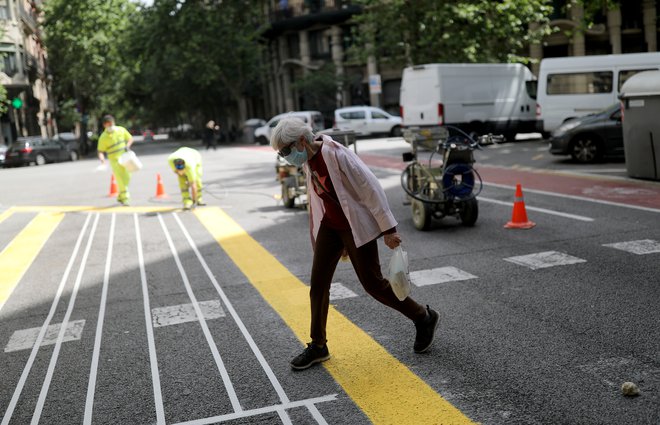 Prazne ulice Barcelone FOTO: Reuters