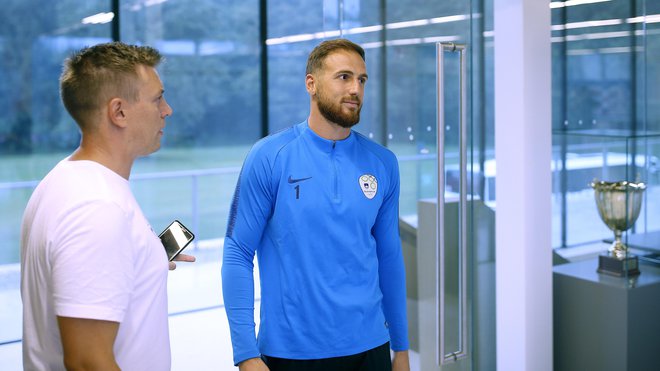 Jan Oblak je prispel na Gorenjsko kot vratar vodilne ekipe španskega prvenstva. FOTO: Blaž Samec