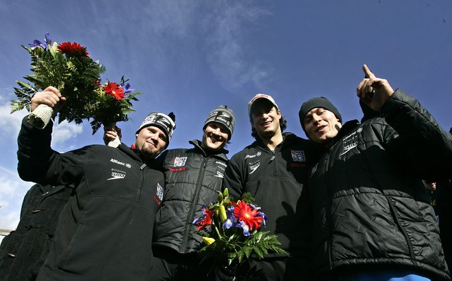 Steven Holcomb in Pavle Jovanovic (prvi in drugi z leve) nista več med živimi. FOTO: Reuters