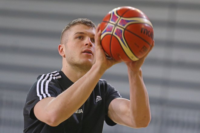 Tudi Edo Murić se je vrnil na treninge Cedevite Olimpije. FOTO: Tomi Lombar