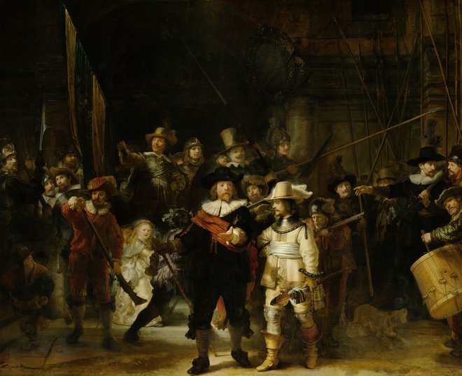 Mojstrovino, ki si jo na leto ogleda 2,5 milijona ljudi, je Rembrandt van Rijn ustvaril leta 1642. Foto Shutterstock