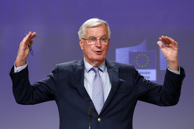 &raquo;Brexit je učna ura potrpežljivosti,&laquo; je dejal glavni evropski pogajalec Michel Barnier. FOTO: François Lenoir/AFP