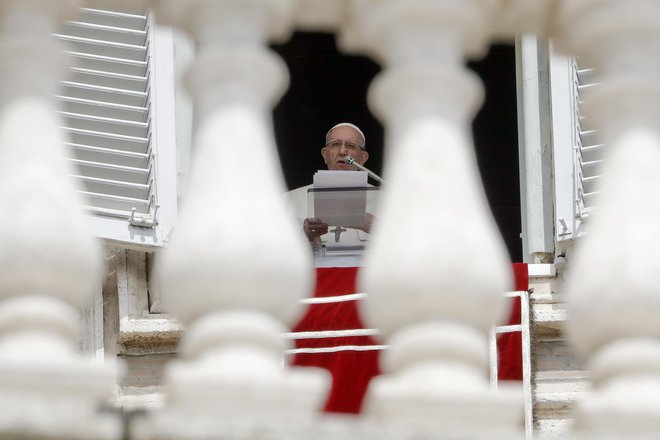 Papež Frančišek FOTO: Andrew Medichini/AP