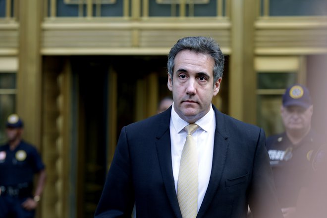 Nekdanji Trumpov osebni odvetnik Michael Cohen FOTO: Yana Paskova/AFP