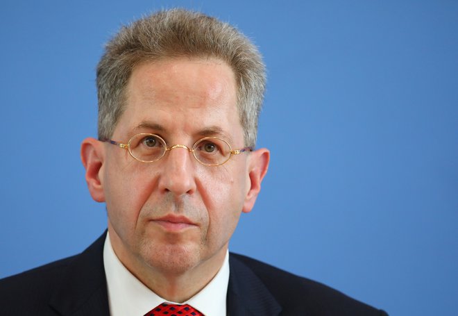 Voditelj nemške obveščevalne službe BfV Hans-Georg Maaßen. FOTO: Hannibal Hanschke/Reuters