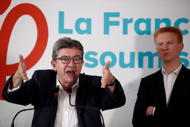 Jean-Luc Mélenchon izgublja živce. FOTO: Reuters