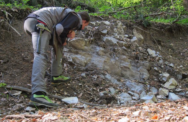 Med snovanjem geotermalne učne poti. FOTO: Geološki zavod