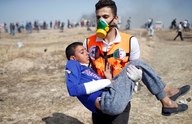 Območje Gaze. FOTO: Mohammed Salem/REUTERS