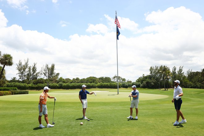 Prvi turnir v golfu po izbruhu pandemije so izvedli na Floridi v dobrodelne namene. Ameriškim zdravstvenim delavcem je prinesel dobrih pet milijonov ameriških dolarjev. FOTO: USA Today Sports