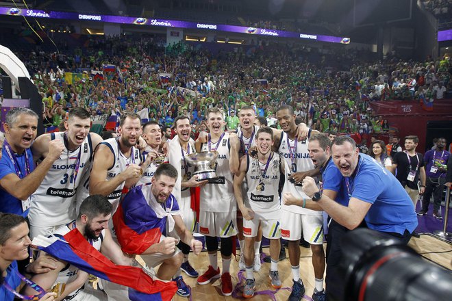 Koarka Slovenija Srbija finale 17.septembra 2017 Foto Blaz Samec/delo