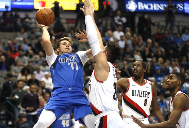 &nbsp;Luka Dončić je po učinku med elito lige NBA.FOTO: AP