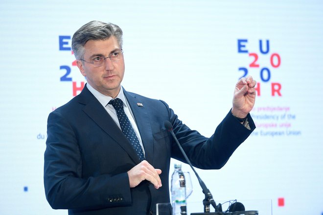 Premier Andrej Plenković ob vsaki priložnosti poudarja, da je njegova vlada izpolnila vse strateške cilje. Foto: Goran Mehkek/Cropix