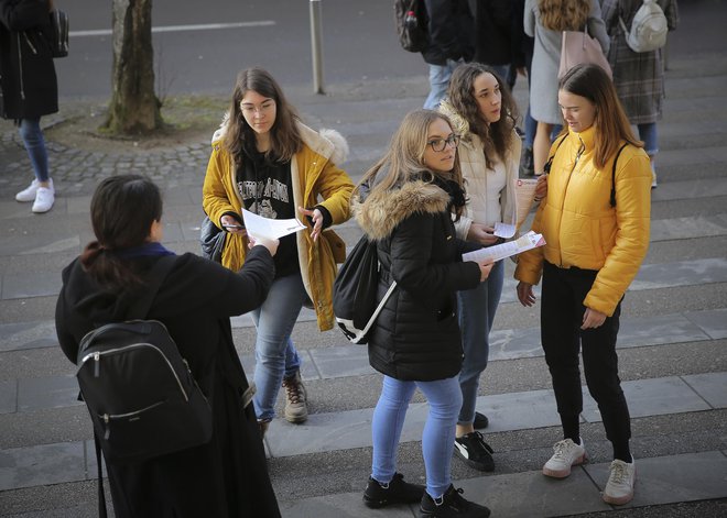 Informativni dan na Filozofski fakulteti februarja letos. FOTO: Jože Suhadolnik/Delo