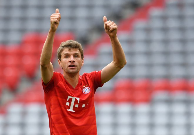 Thomas Müller, star 30 let, je od sezone 2009/10 pri Bayernu nepogrešljiv. FOTO: Reuters