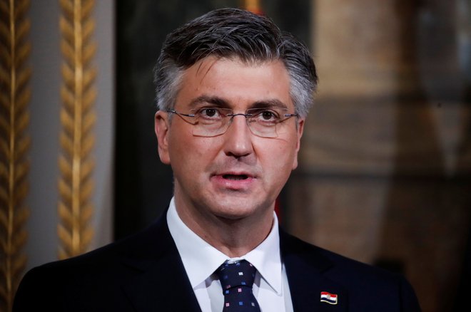 Hrvaški premier Minister Andrej Plenković. Foto: Gonzalo Fuentes/Afp