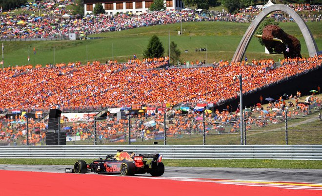 Lansko dirko v Avstriji je dobil Max Verstappen. FOTO: AFP