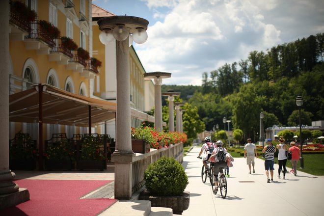 Približno 85 odstotkov gostov Rogaške Slatine je tujih, zato je kriza tam še hujša. FOTO: Jure Eržen/Delo