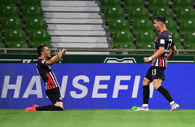 Veselje portugalskega napadalca Andreja Silve po doseženem golu. FOTO: Reutersa