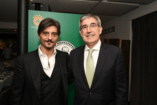 Dimitrios Giannakopoulos (levo) in Jordi Bertomeu sta bila pred leti zaveznika, zdaj pa sta se znašla na nasprotnih bregovih. FOTO: Panathinaikos