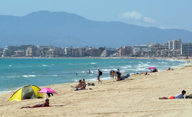 Nemci bodo ponovno preplavili Balearsko otočje. FOTO: Jaime Reina/Afp