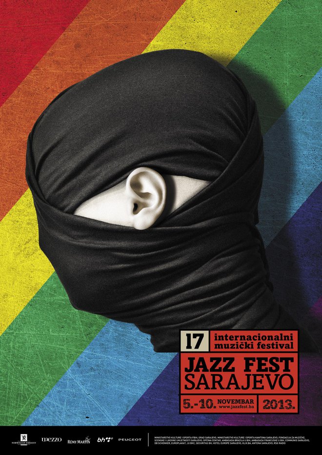 Plakat za Sarajevo Jazz Fest. Foto Ajna Zlatar