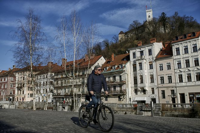 Kolesarjenje je v Ljubljani vedno bolj priljubljena oblika mobilnosti. FOTO: Blaž Samec/Delo