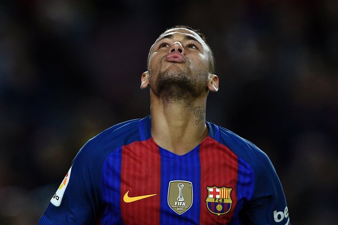 Denar, ki si ga je Neymar želel od Barcelone, je izpuhtel v nebo. FOTO: AFP